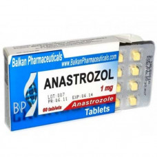 Balkan Pharmaceuticals, Анастрозол Anastrozol, 20 таблеток 250 мкг