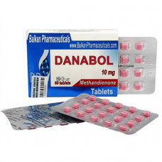 Balkan Pharmaceuticals, Данабол Метандиенон Метан Danabol 10 мг, 100 таблеток