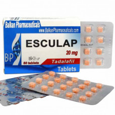 Balkan Pharmaceuticals, Тадалафил Эскулап 20 мг, 20 таблеток