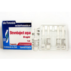 Balkan Pharmaceuticals, Strombaject aqua Стромбаджект Станозолол 50 мг, 10 ампул
