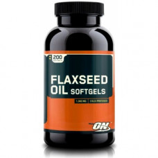 ON Optimum Nutrition, Льняное масло Flaxseed Oil, 200 капсул