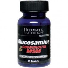 Ultimate Nutrition, Glucosamine & Chondroitin & MSM, 90 таблеток