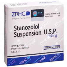 ZPHC, Stanozolol Suspension Станозолол инъекционный суспензия 50 мг, 10 ампул