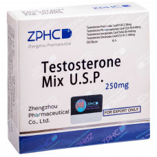 ZPHC, Testosterone Mix Тестостерон Микс 250 мг, 10 ампул