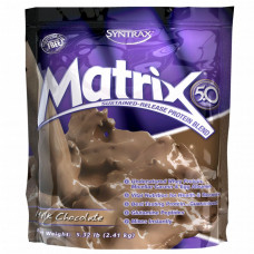 Syntrax, Matrix Многокомпонентный протеин, клубника, банан, ваниль, 2,3 кг